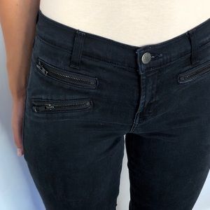 Black J brand denim skinny jeans